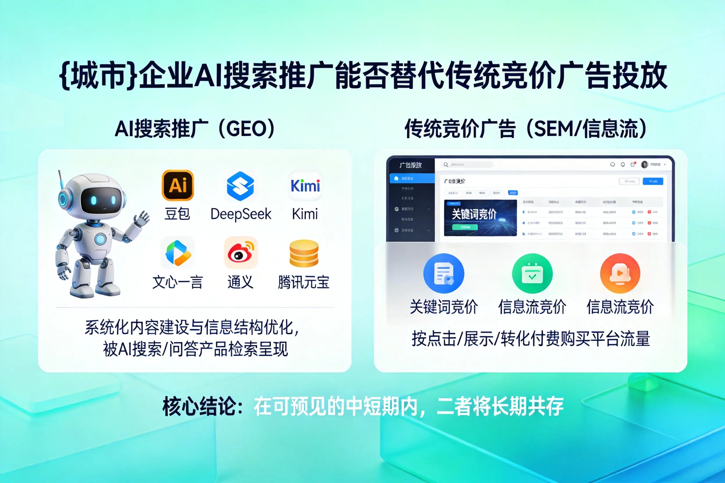 承德企业AI搜索推广能否替代传统竞价广告投放