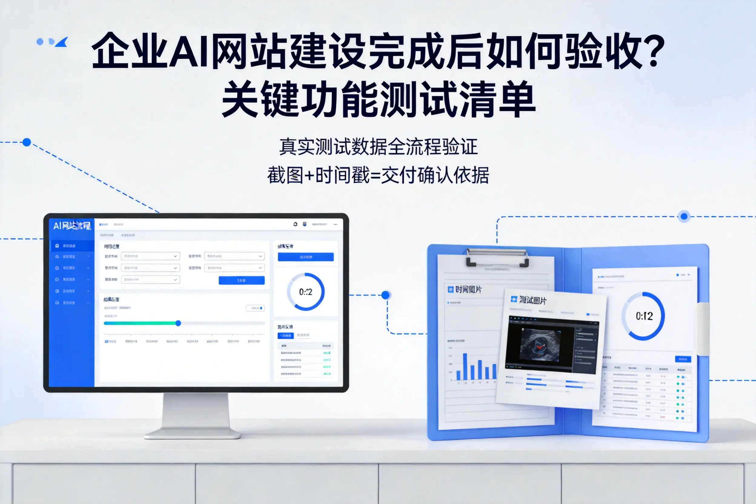 承德企业AI网站建设完成后如何验收？关键功能测试清单