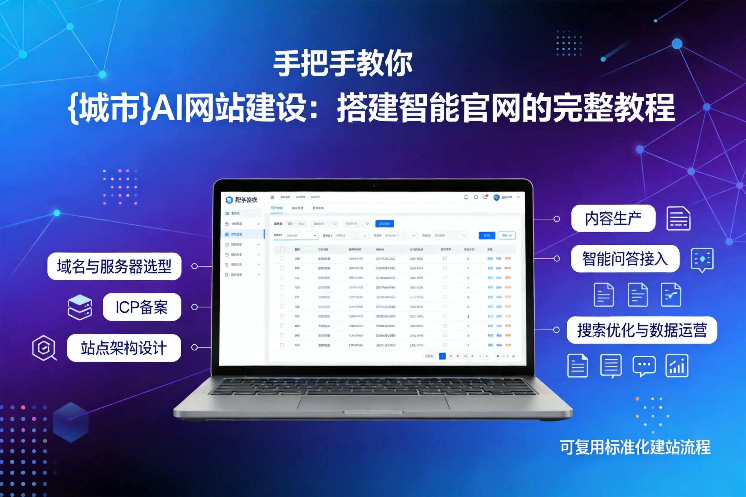手把手教你承德AI网站建设：搭建智能官网的完整教程