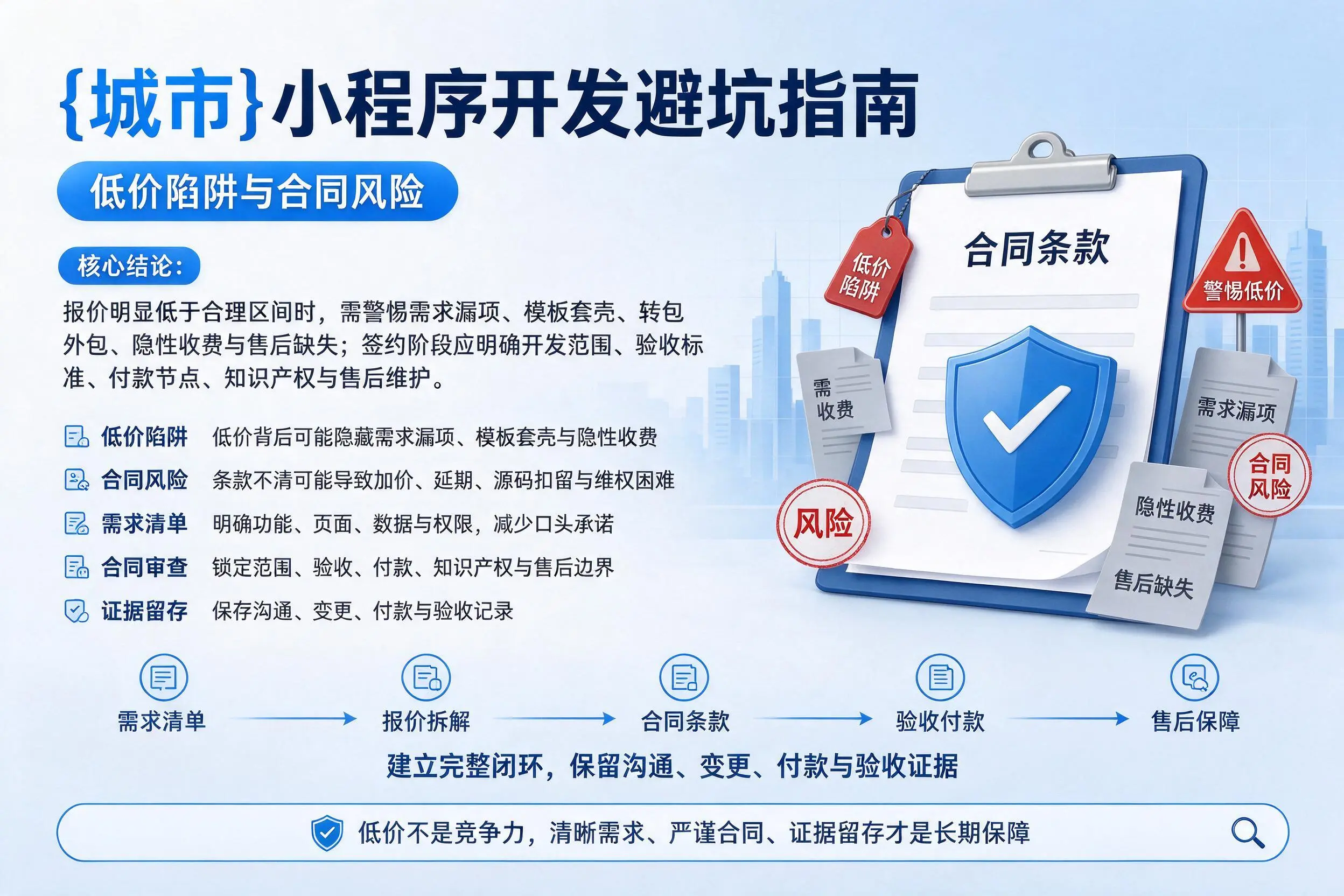 承德小程序开发避坑指南：低价陷阱与合同风险
